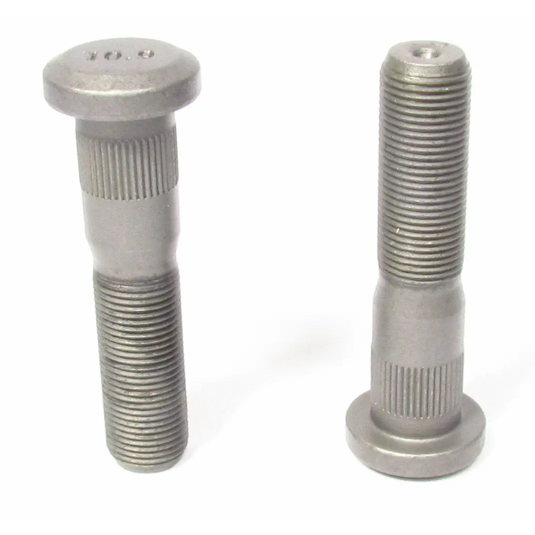 Serrated Drive Wheel Studs 3/4"-16 Thd 0.785" B.D. X 3 11/32" Length - E8979 - 10 Pack 1