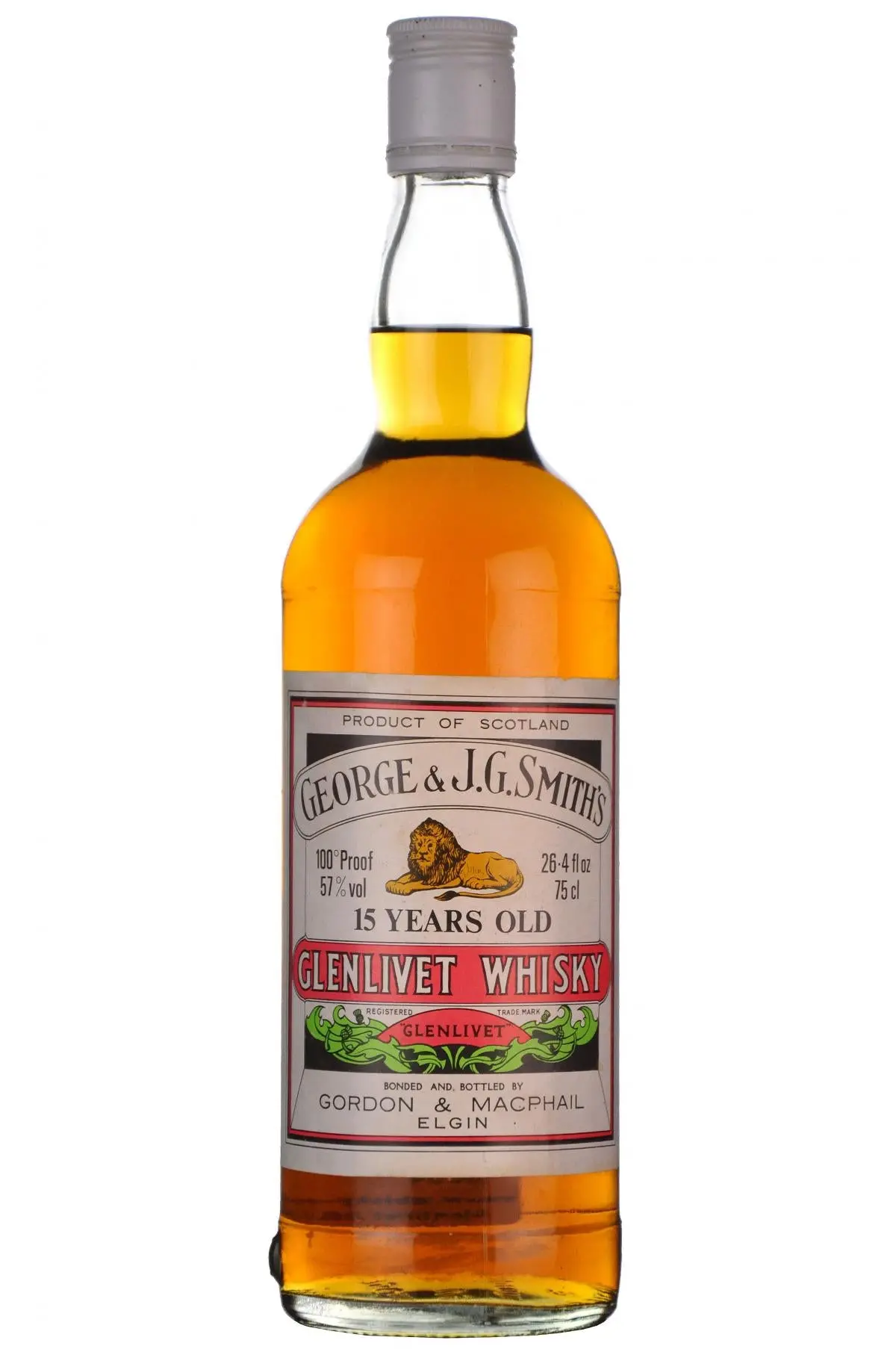 Glenlivet 15 Year Old | Gordon & Macphail 100 Proof 1980S 1