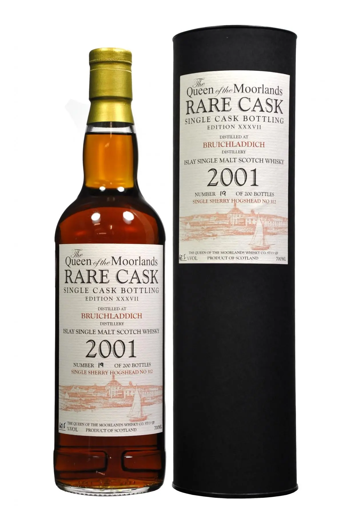 Bruichladdich 2001-2011 | Queen Of The Moorlands | Rare Cask 1