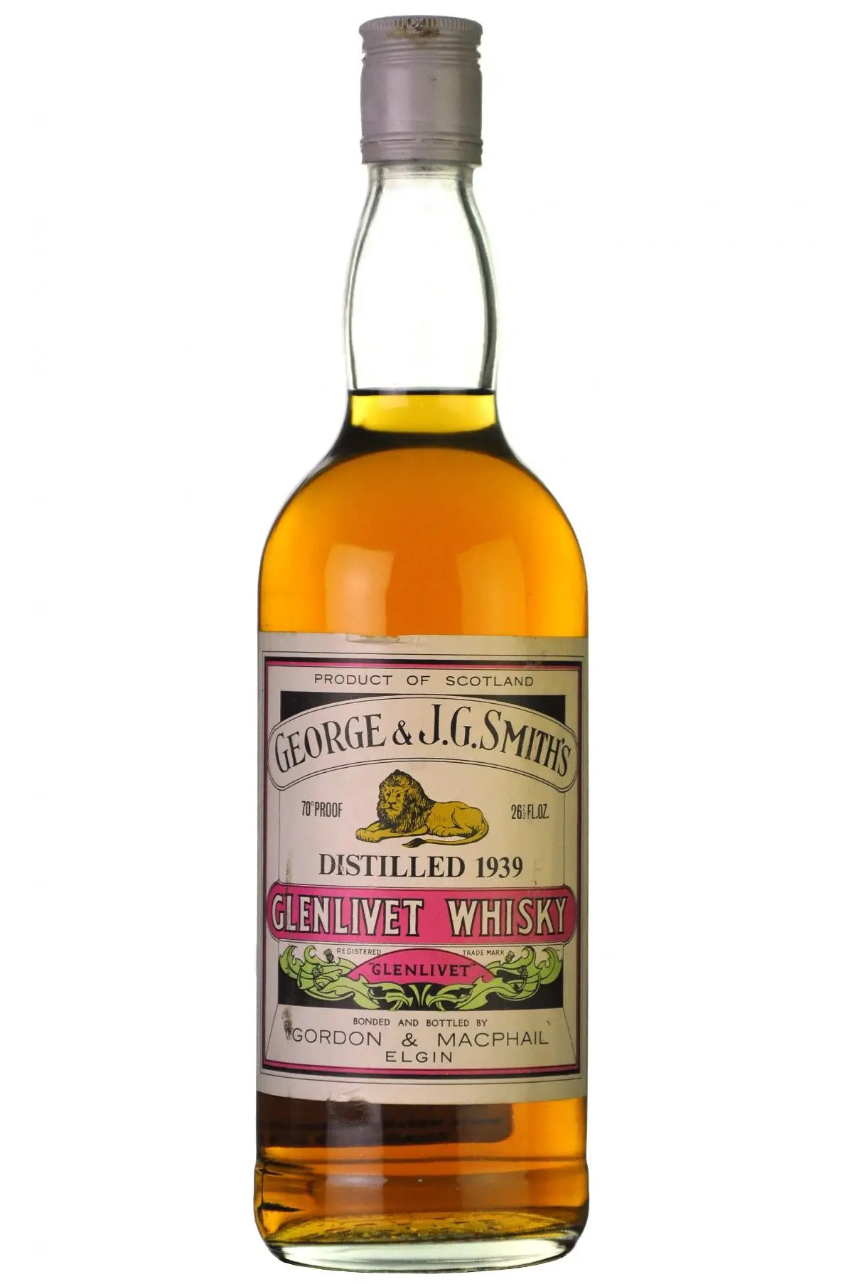 Glenlivet 1939 Gordon & Macphail 1970S 1