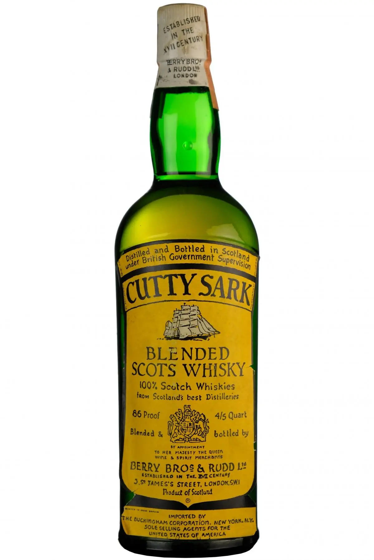 Cutty Sark Us Import 1960S 1