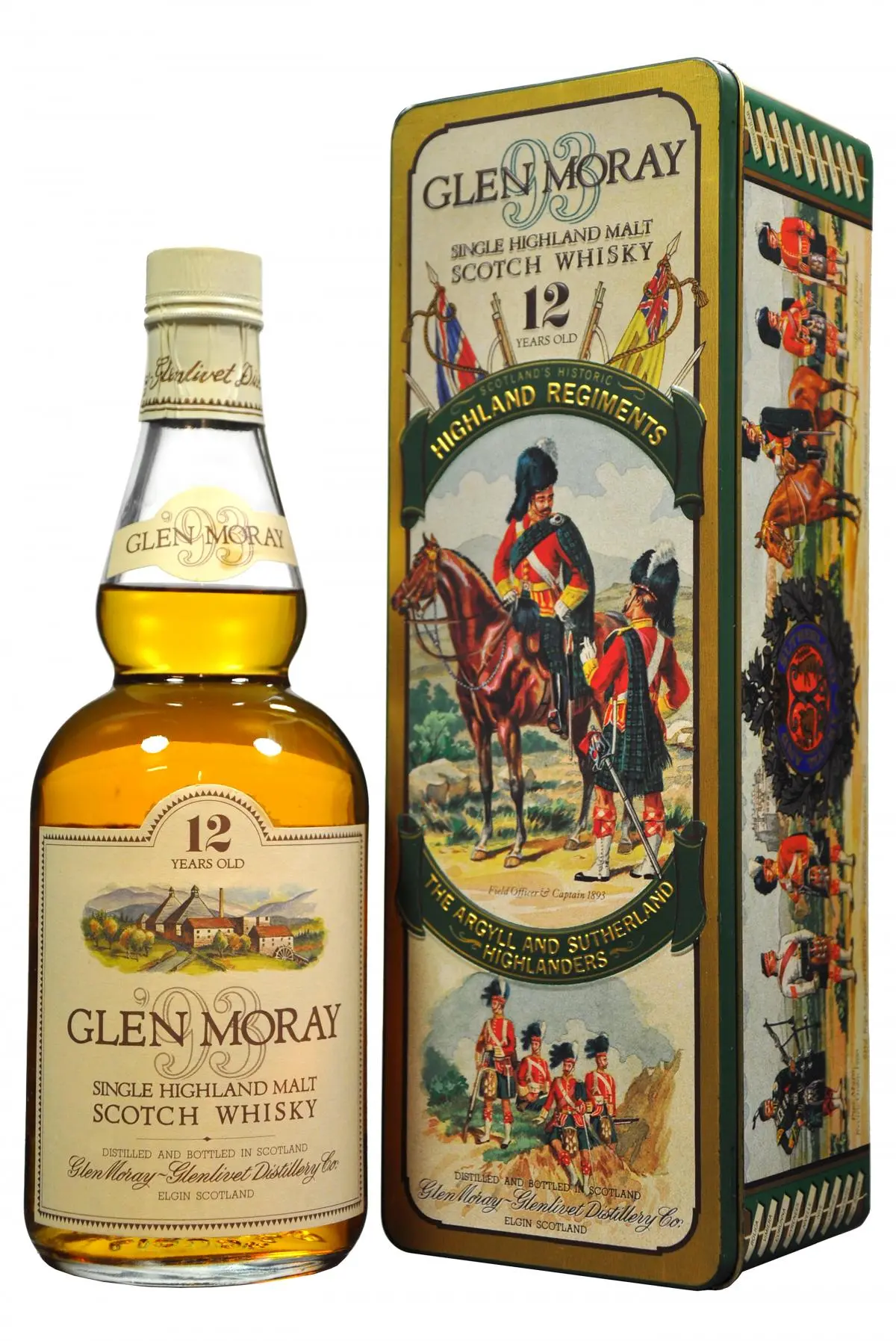 Glen Moray 12 Year Old | The Argyll And Sutherland Highlanders 1990S 1