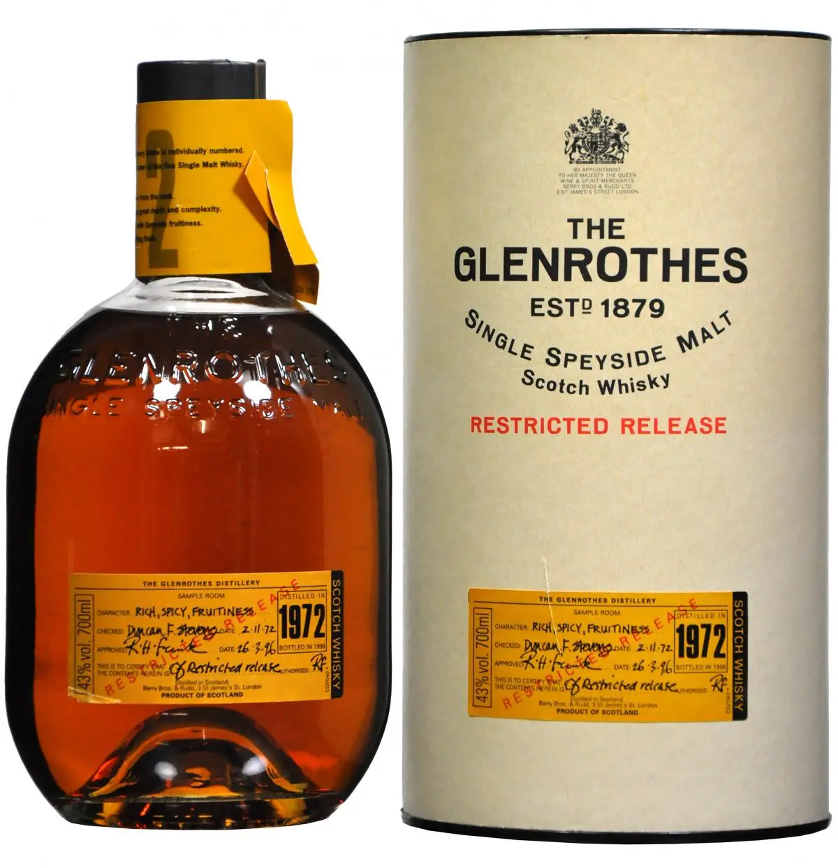 Glenrothes 1972-1996 | Restricted Release 1