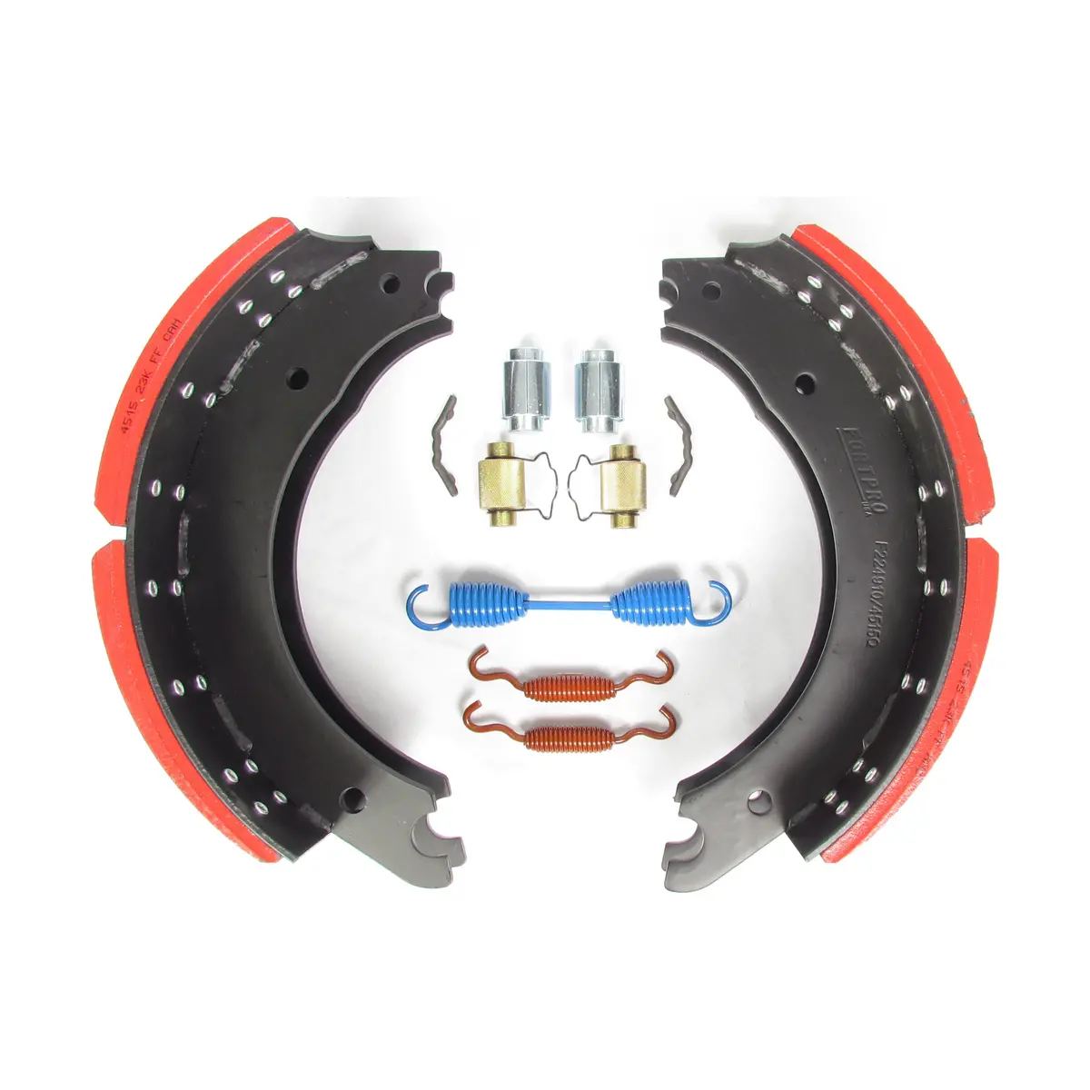 Fortpro 4515Q Rear/Trailer Brake Shoe Box Kit - Gawr 23K - Brake Size 16 1/2" X 7" | F224910 1