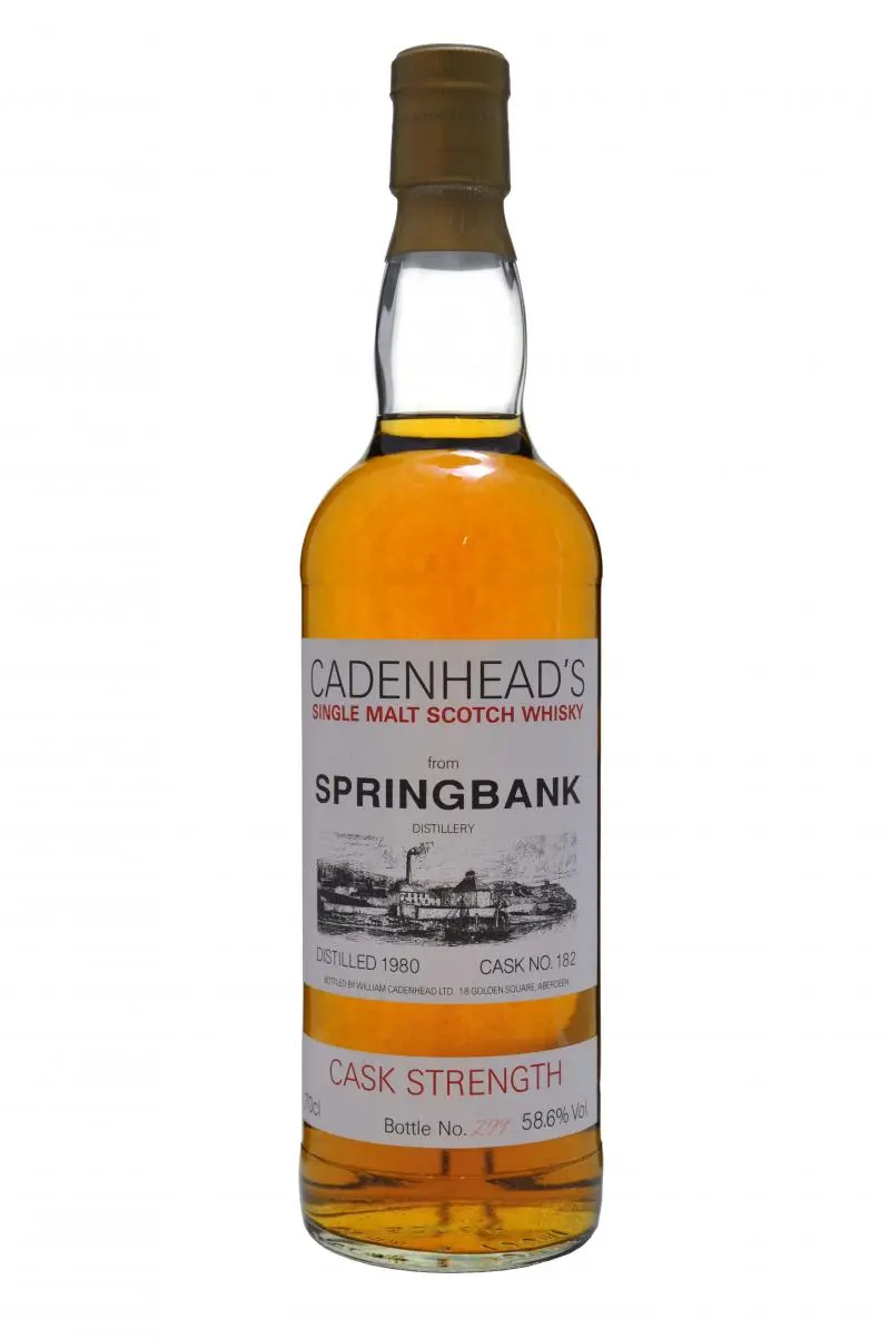 Springbank 1980 | Cadenhead's Cask Strength | Cask 182 1