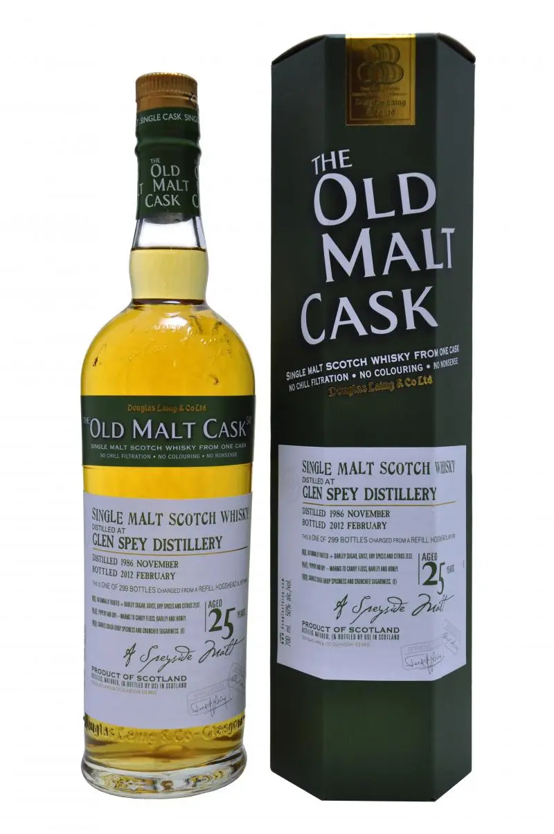 Glen Spey 1986-2012 | 25 Year Old | Old Malt Cask 8196 1