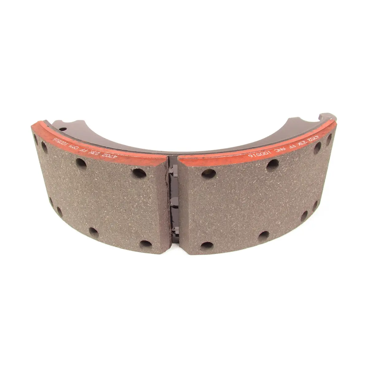 Fortpro 4702Q Front Lined Brake Shoe - Gawr 23K - Brake Size 15" X 4" | F224846 1