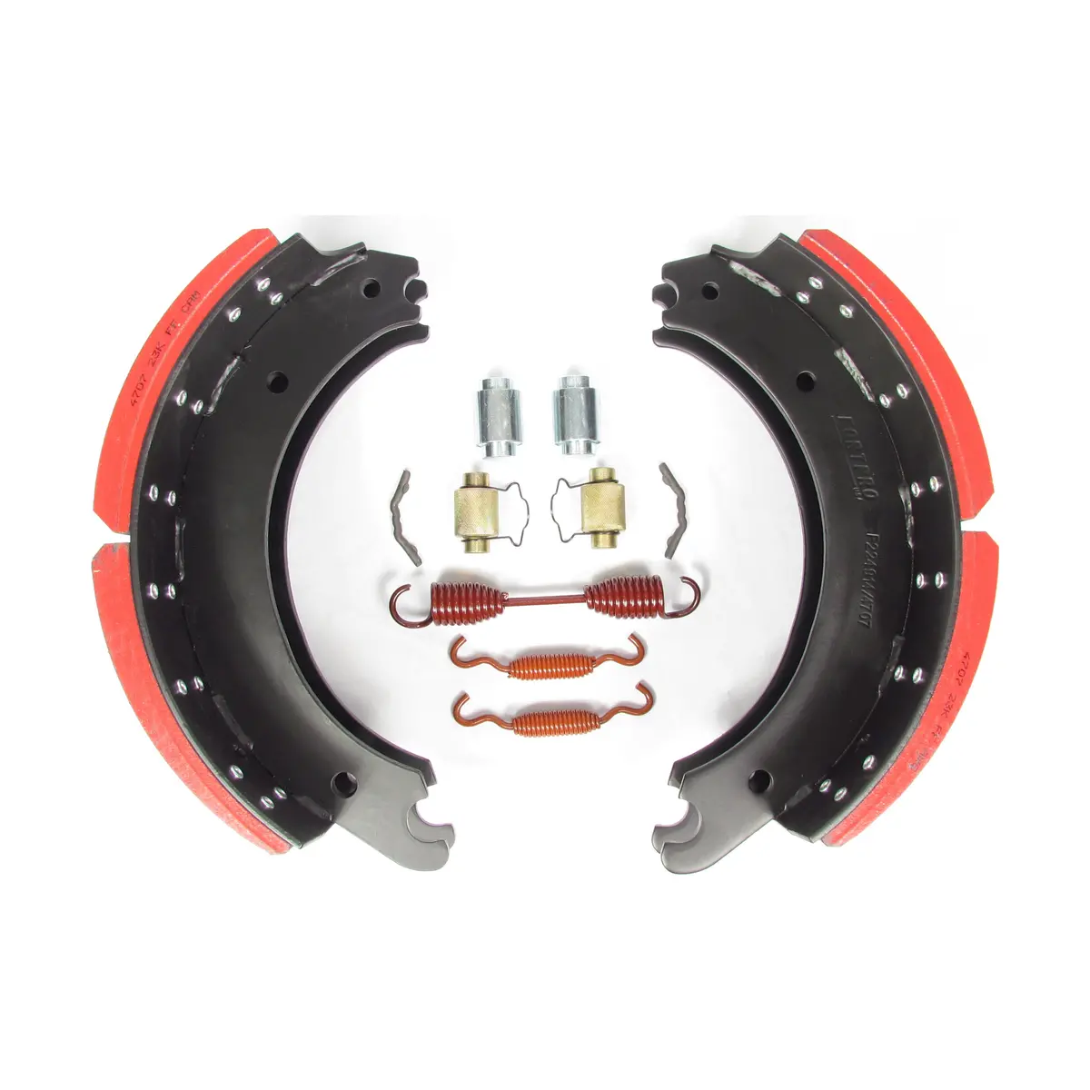 Fortpro 4707Q Rear/Trailer Brake Shoe Box Kit - Gawr 23K - Brake Size 16 1/2" X 7" | F224914 1