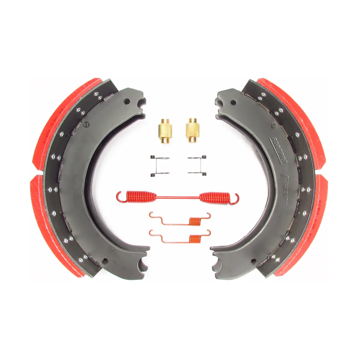 Fortpro 4709Esii Rear Brake Shoe Box Kit - Gawr 23K - Brake Size 16 1/2" X 7" | F224912 1