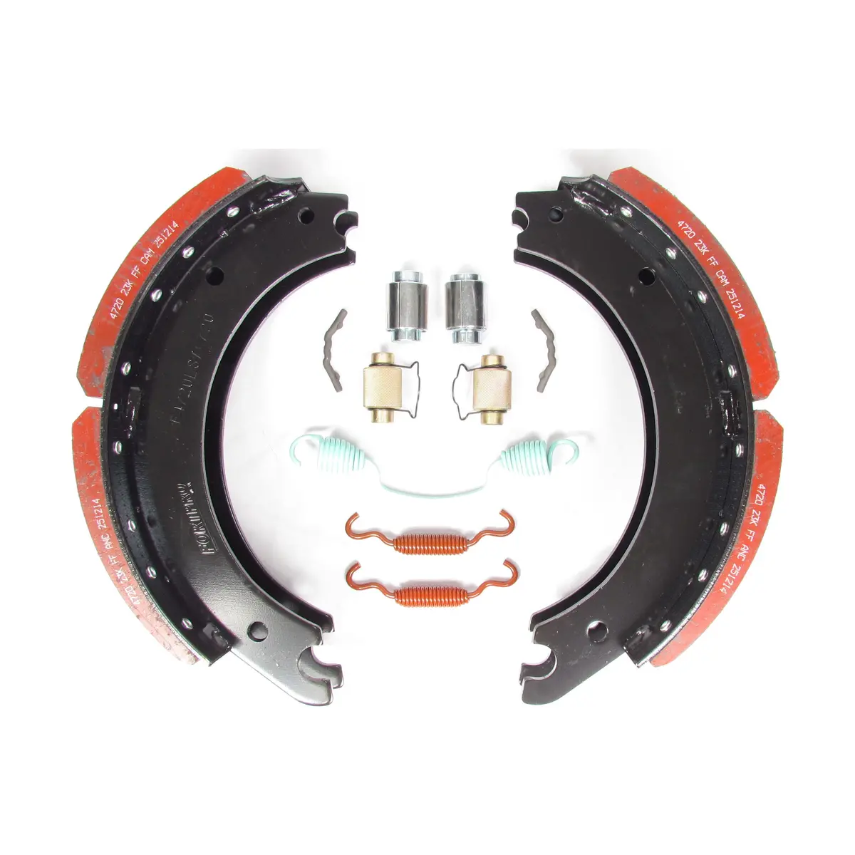 Fortpro 4720Q Front Brake Shoe Box Kit - Gawr 23K - Brake Size 16 1/2” X 5” | F224920 1