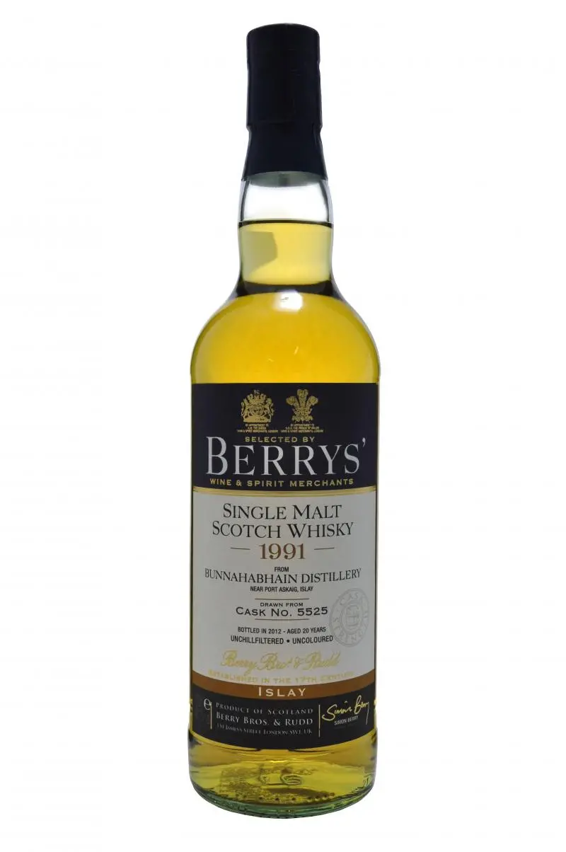 Bunnahabhain 1991-2012 | 20 Year Old | Berry Bros & Rudd 1