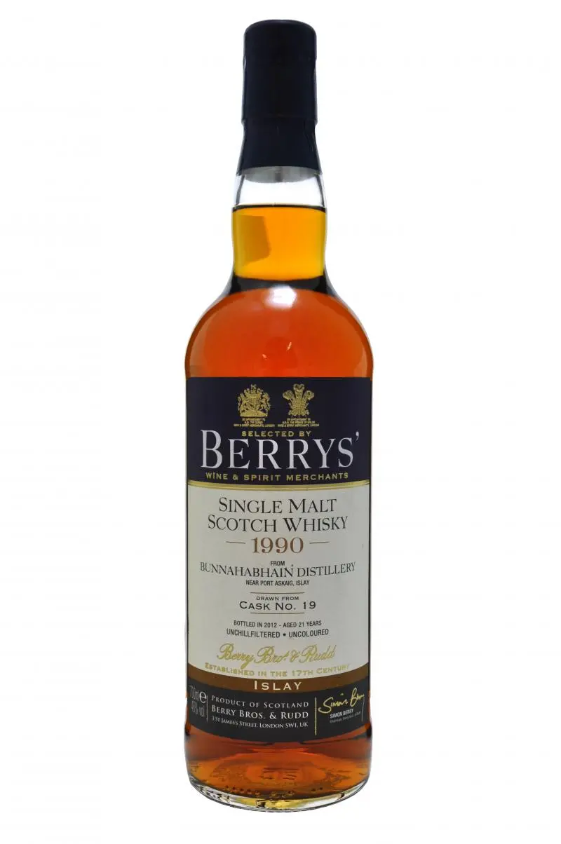 Bunnahabhain 1990 | 21 Year Old | Berry Bros & Rudd 1