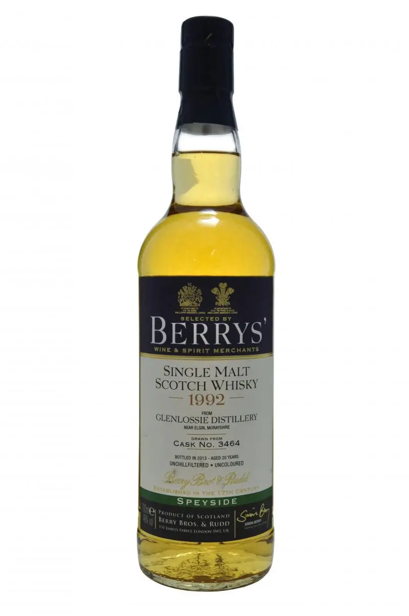 Glenlossie 1992 | 20 Year Old | Berry Bros & Rudd 1