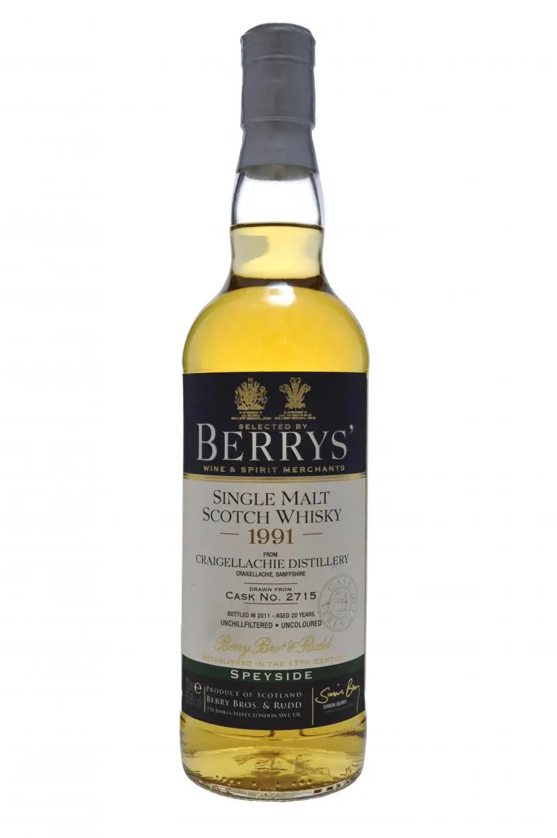 Craigellachie 1991-2011 | 20 Year Old | Berry Bros & Rudd 1