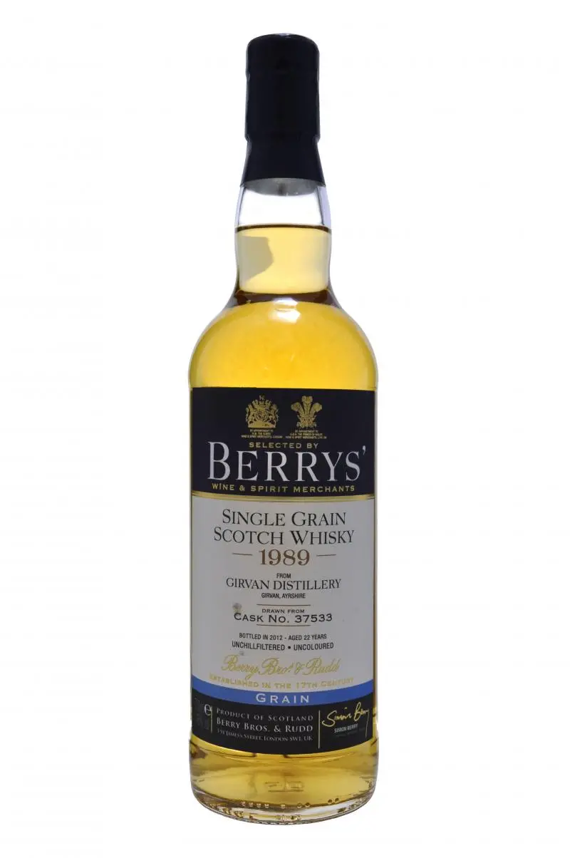 Girvan 1989 | 22 Year Old | Berry Bros & Rudd 1