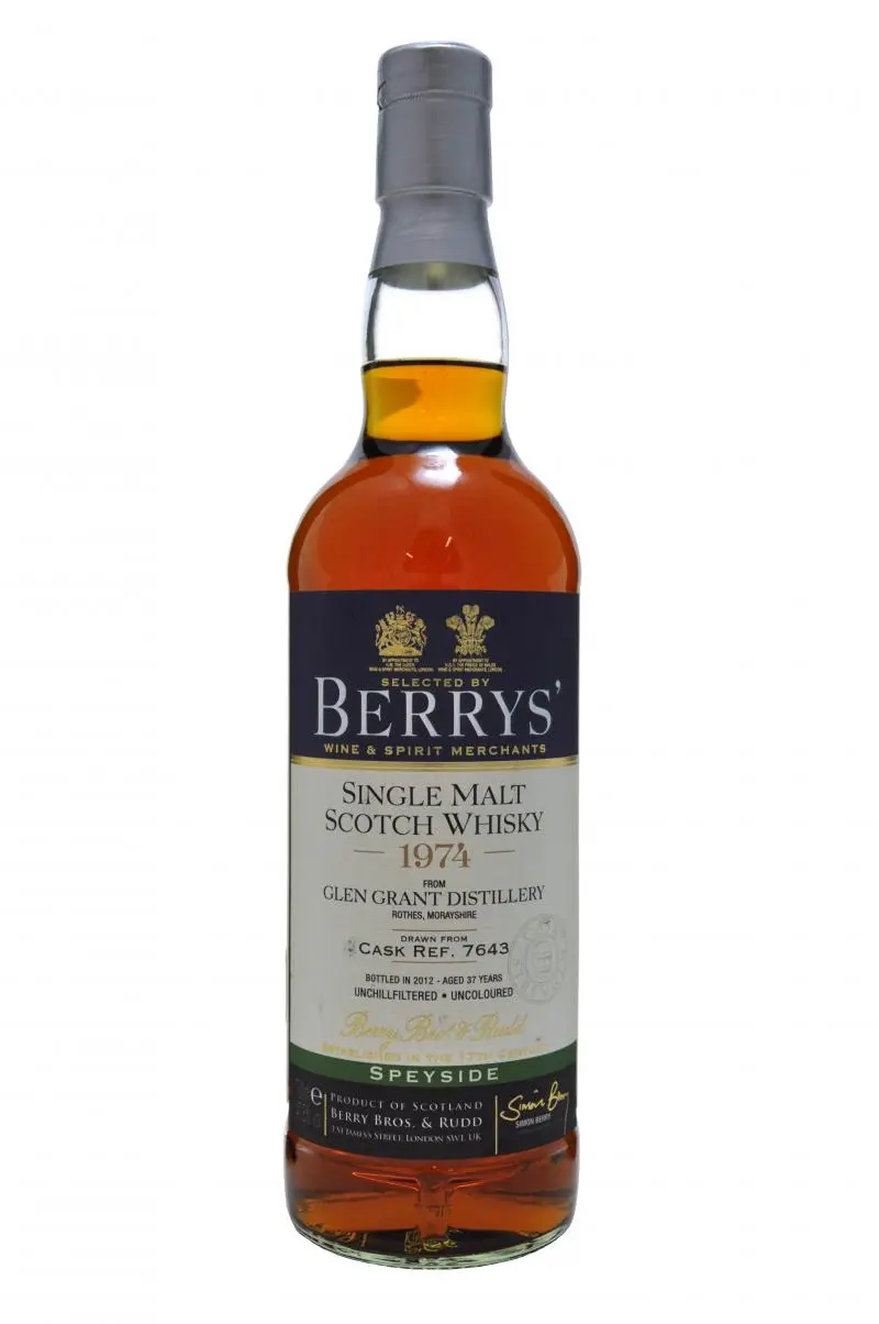 Glen Grant 1974 | 37 Year Old | Berry Bros & Rudd 1