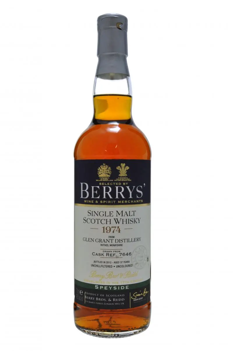 Glen Grant 1974 | 37 Year Old | Berry Bros & Rudd 1