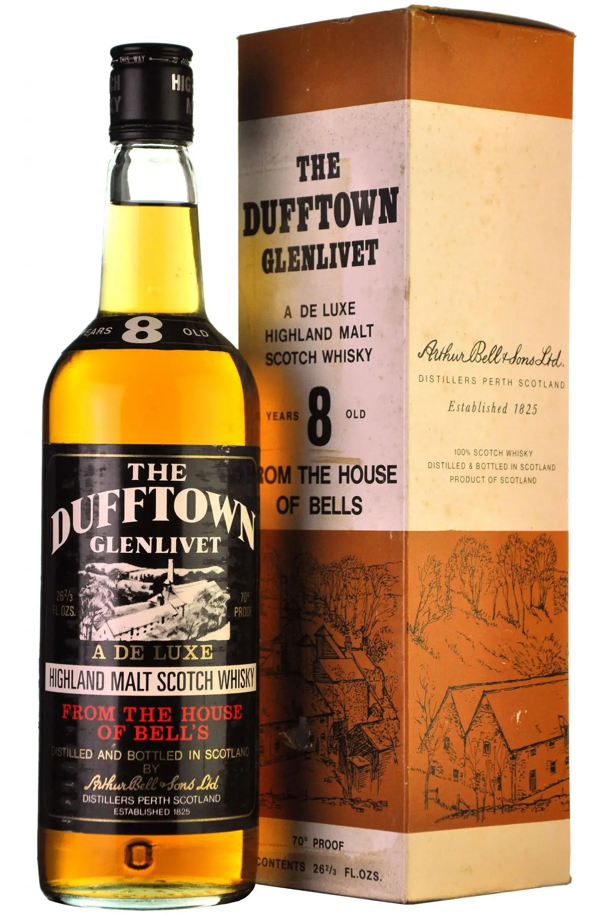 Dufftown-Glenlivet 8 Year Old 1970S 1