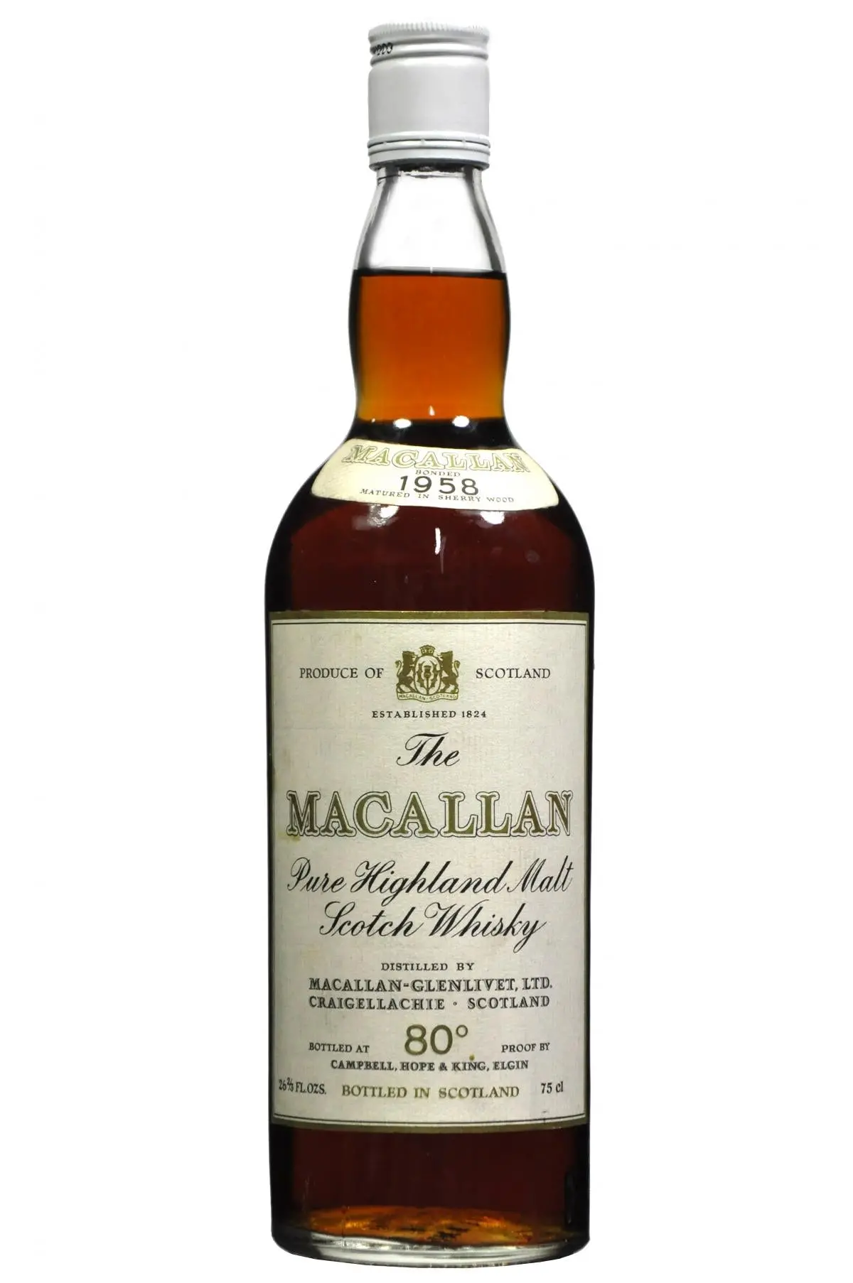 Macallan 1958 | Campbell Hope & King 1970S 1