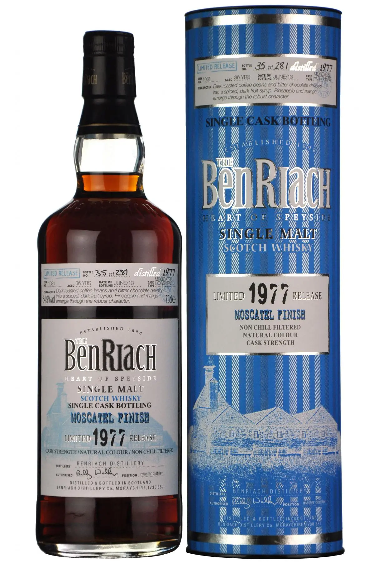 Benriach 1977-2013 | 36 Year Old Single Cask 1031 Batch 10 1
