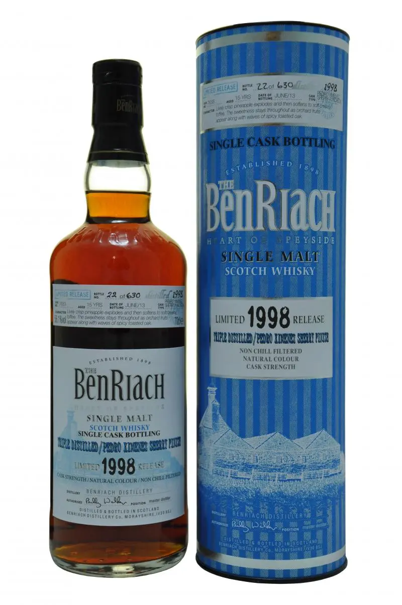 Benriach 1998 | 15 Year Old | Cask 7633 1