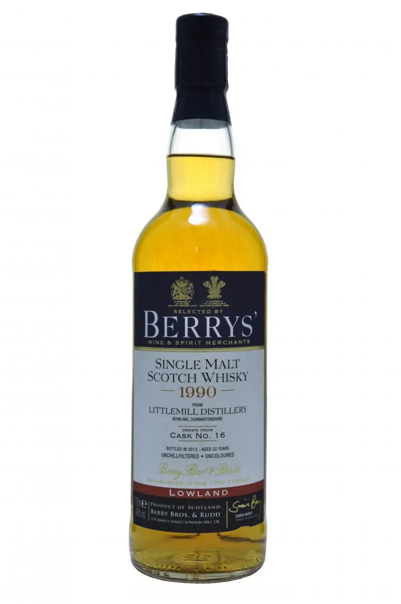 Littlemill 1990-2013 | 22 Years Old | Berry Bros & Rudd 1