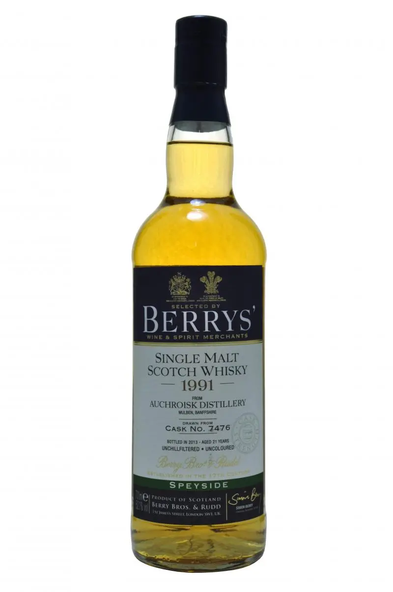 Auchroisk 1991-2013 | 21 Years Old | Berry Bros & Rudd 1