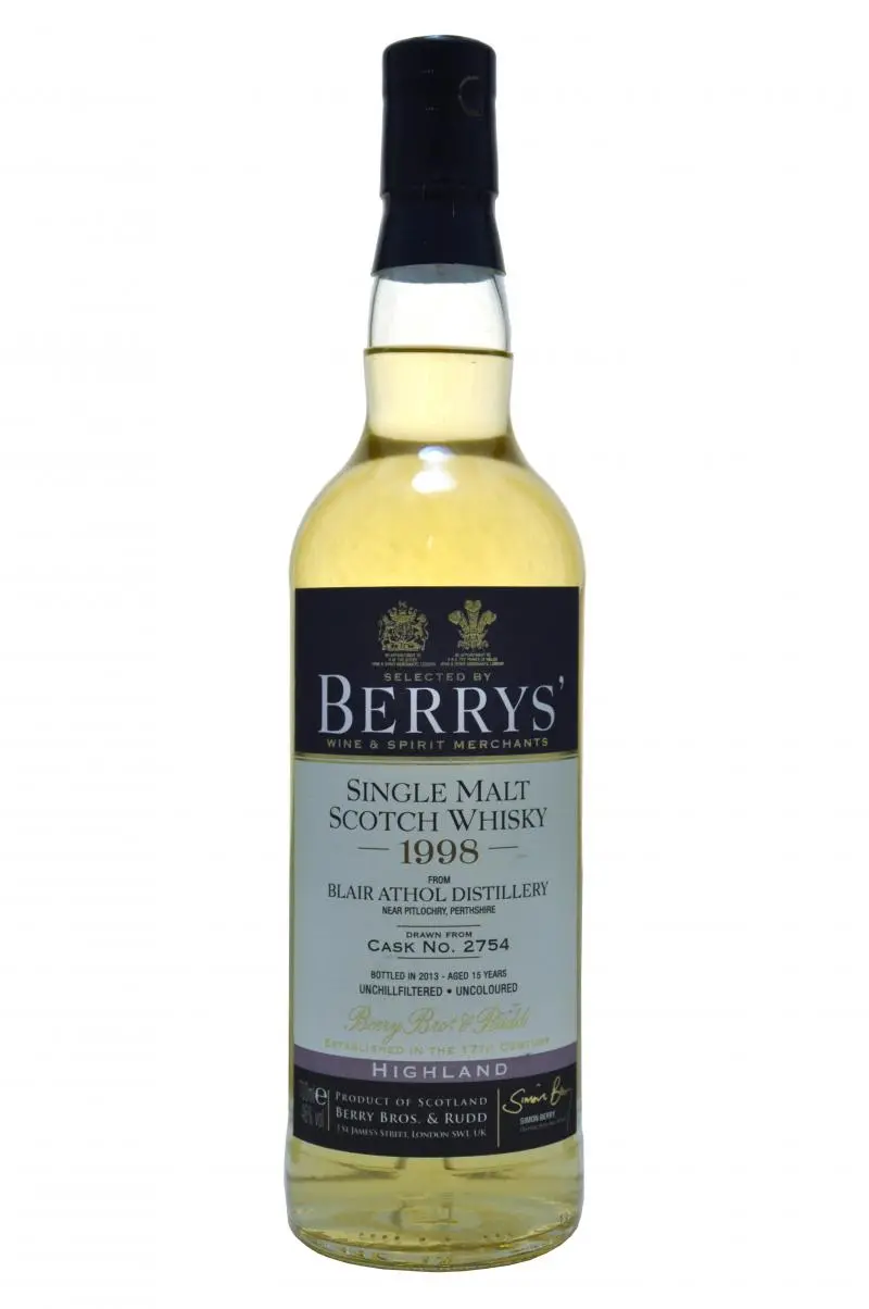 Blair Athol 1998-2013 | 15 Year Old | Berry Bros & Rudd 1