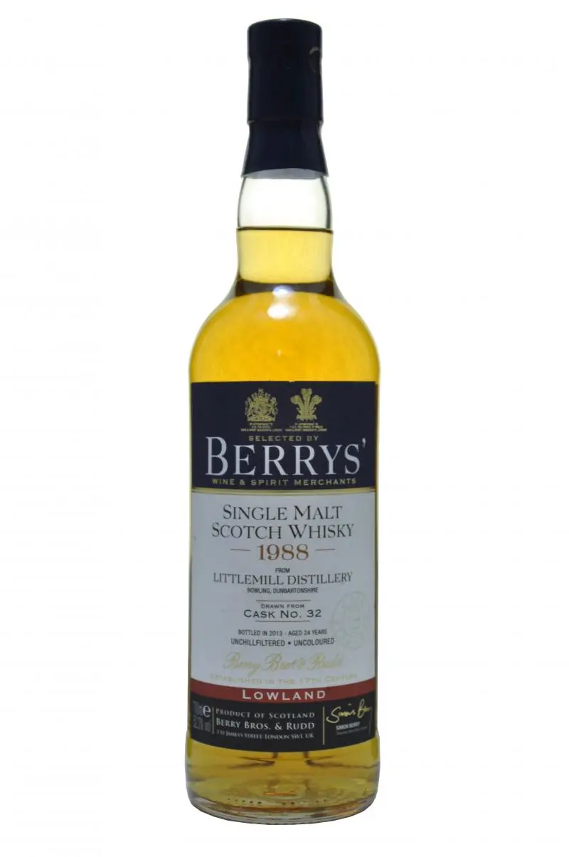 Littlemill 1988 | 24 Year Old | Berry Bros & Rudd 1