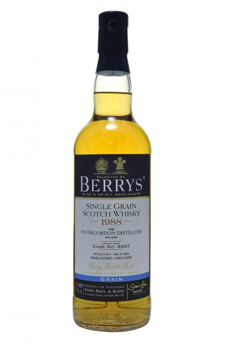 Invergordon 1988 | 25 Year Old | Berry Bros & Rudd 1