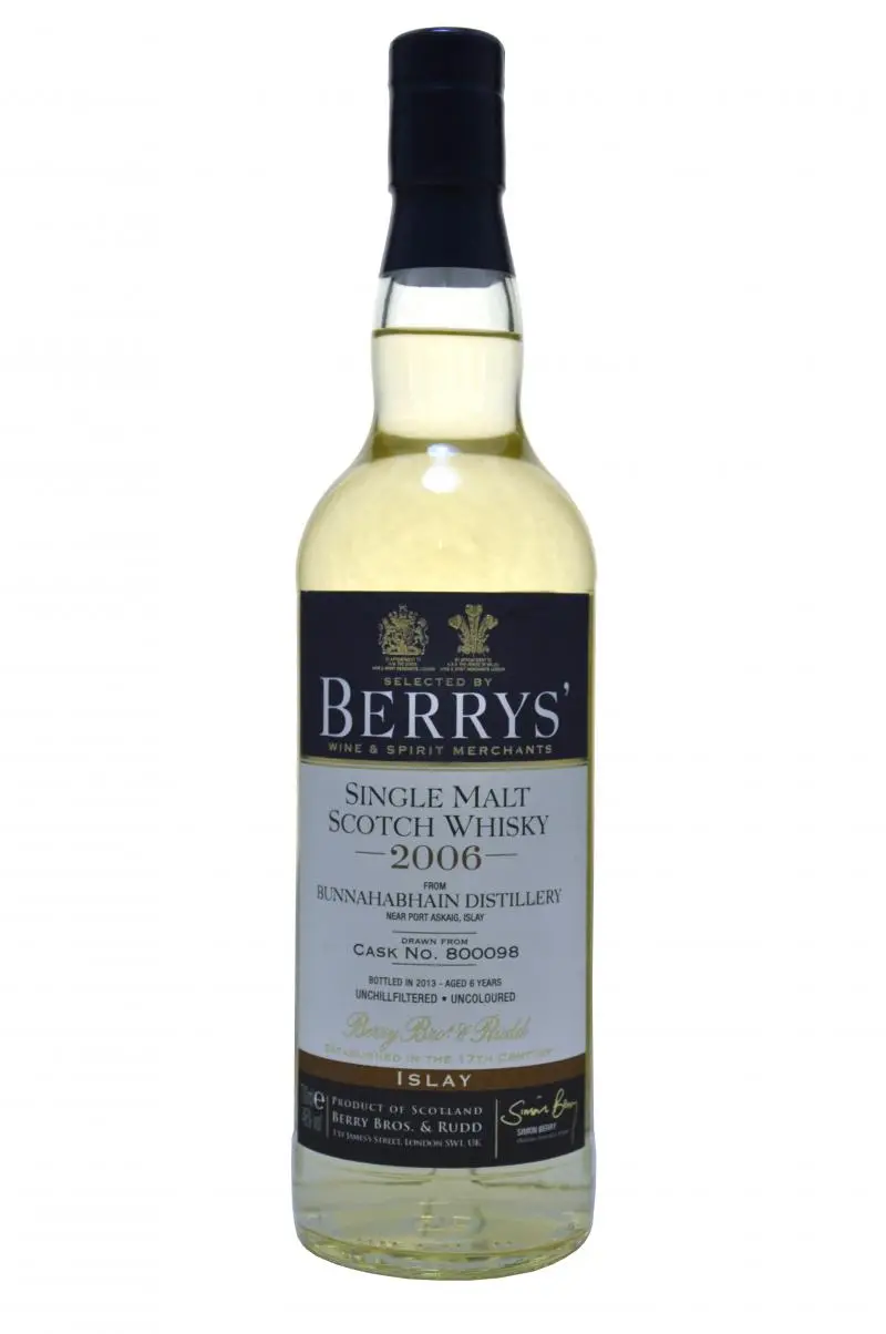 Bunnahabhain 2006-2013 | 6 Year Old | Peated | Berry Bros & Rudd 1