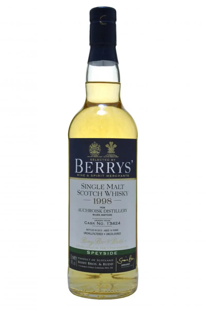 Auchroisk 1998-2013 | 14 Year Old Berry Bros & Rudd Single Cask 13424 1