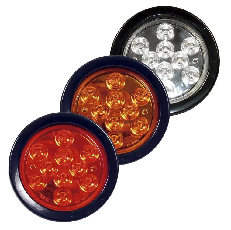 Fortpro 4" Round Tail/Turn Led Light With 10 Leds 1