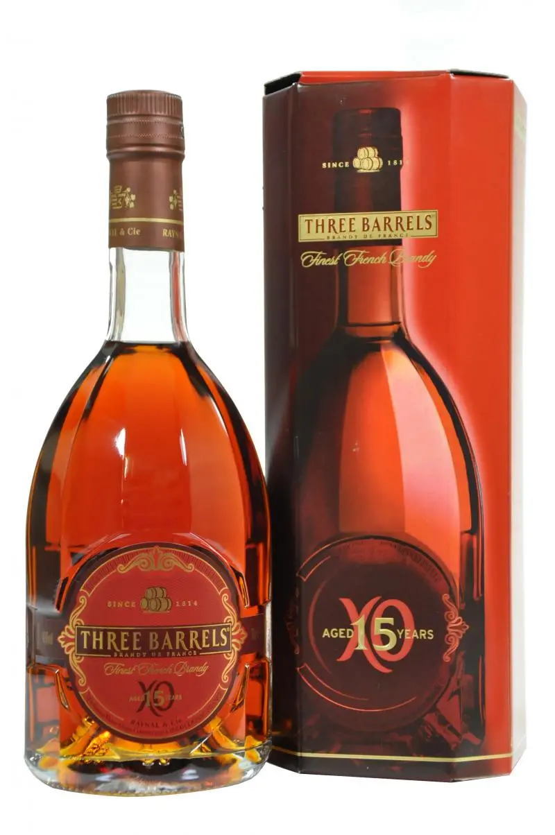 Three Barrels 15 Year Old Xo Brandy 1