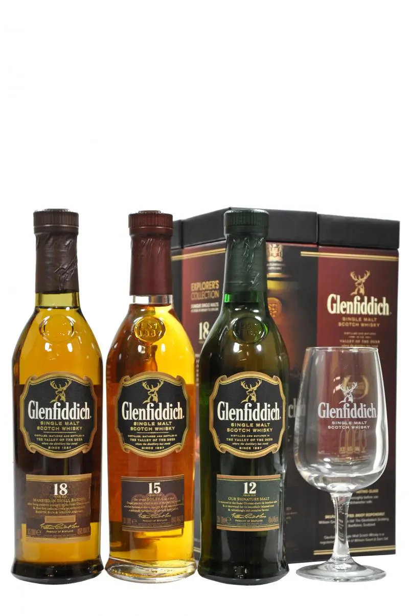 Glenfiddich Explorers Collection 3 X 20Cl 1