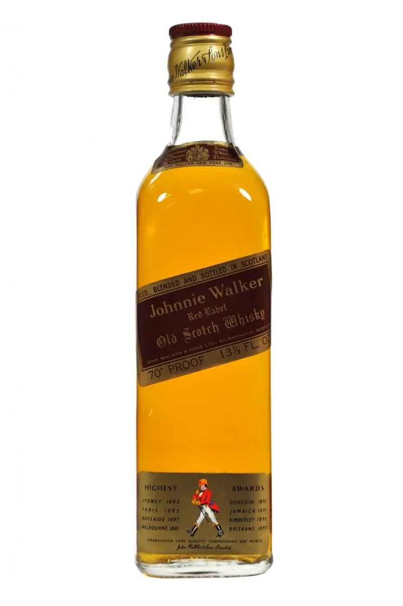Johnnie Walker Red Label | Half Bottle 1970S 1