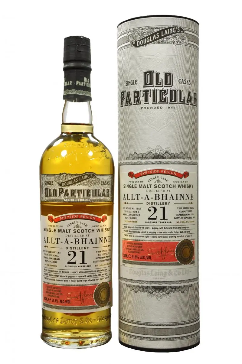 Allt-A-Bhainne 1992-2013 | 21 Year Old | Old Particular | Single Cask Dl10035 1