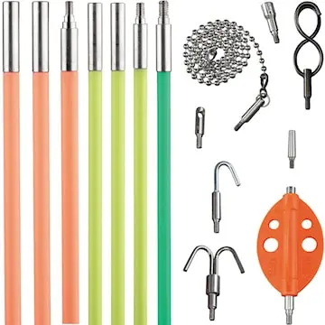 Klein Tools 50354 Multi-Flex Glow Rod Set, 35-Foot 1