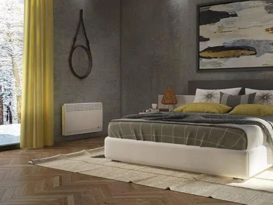 Ouellet High End Baseboard Heater 500/375W 240/208V Metallic Charcoal, 750Mm 2