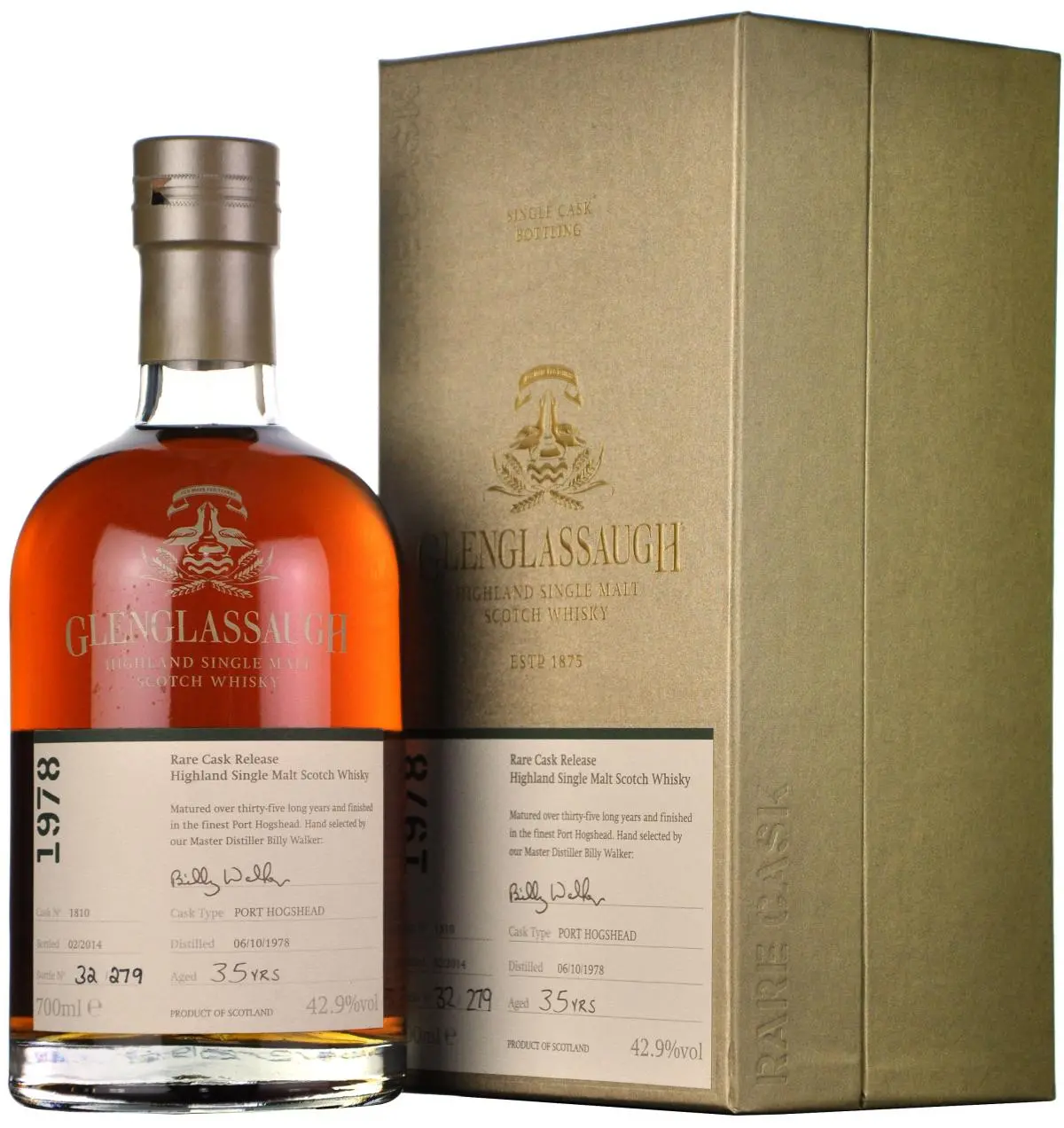 Glenglassaugh 1978-2014 | 35 Year Old | Single Cask 1810 1