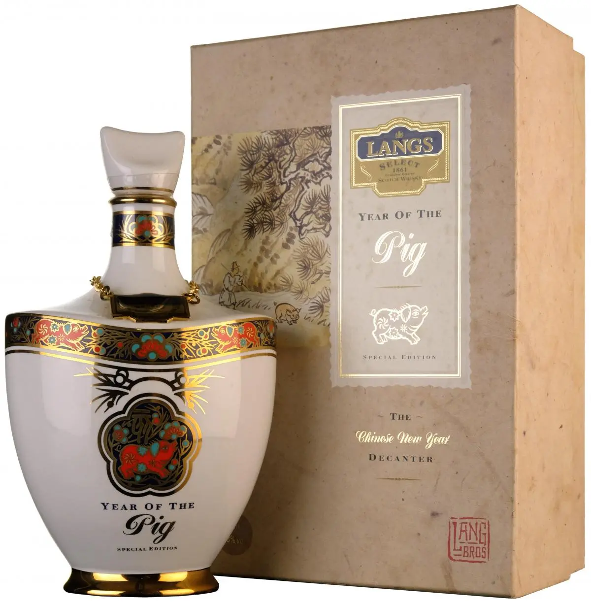 Langs Year Of The Pig | Ceramic Decanter 1