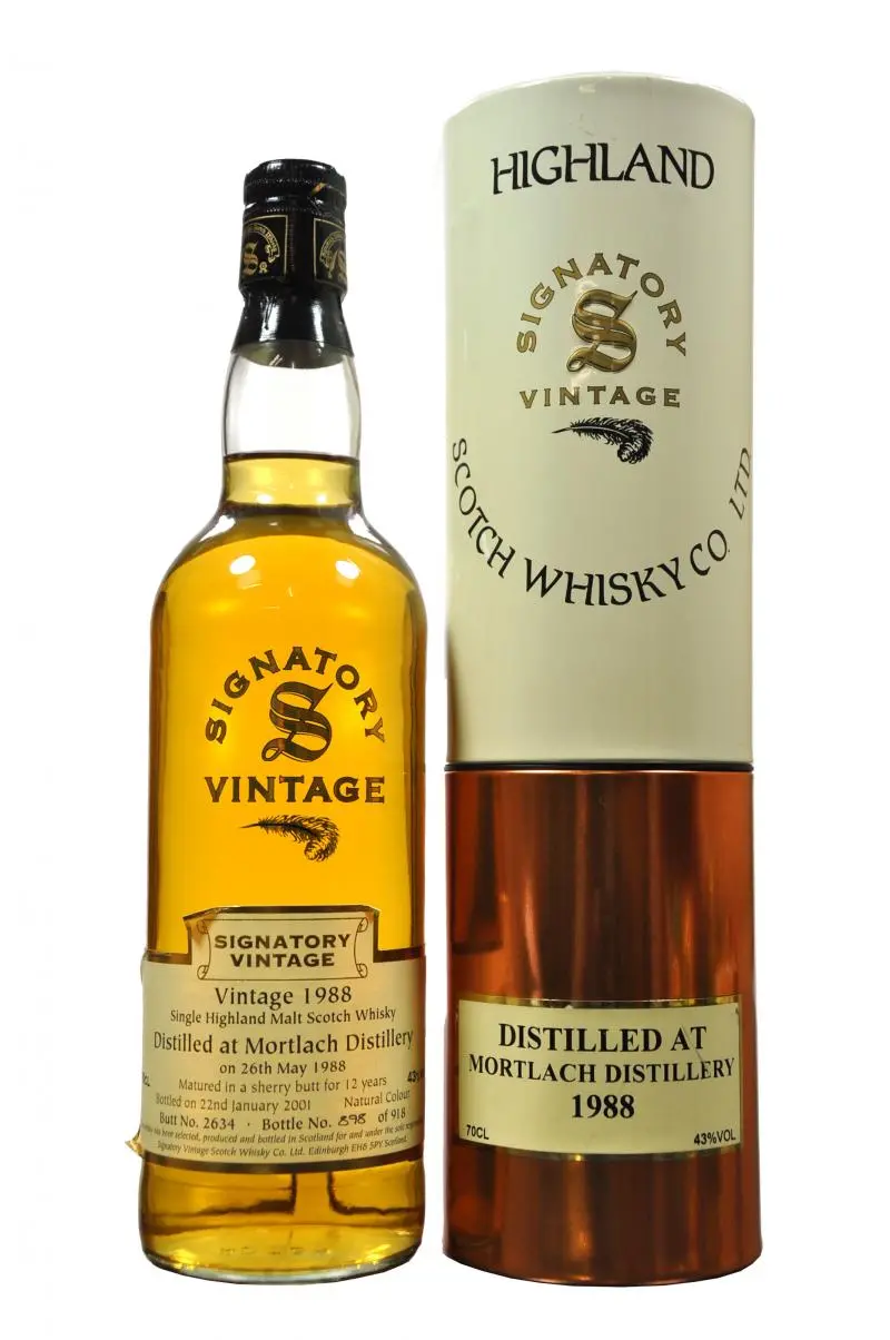 Mortlach 1988-2001 | 12 Year Old | Signatory Vintage Cask 2634 1