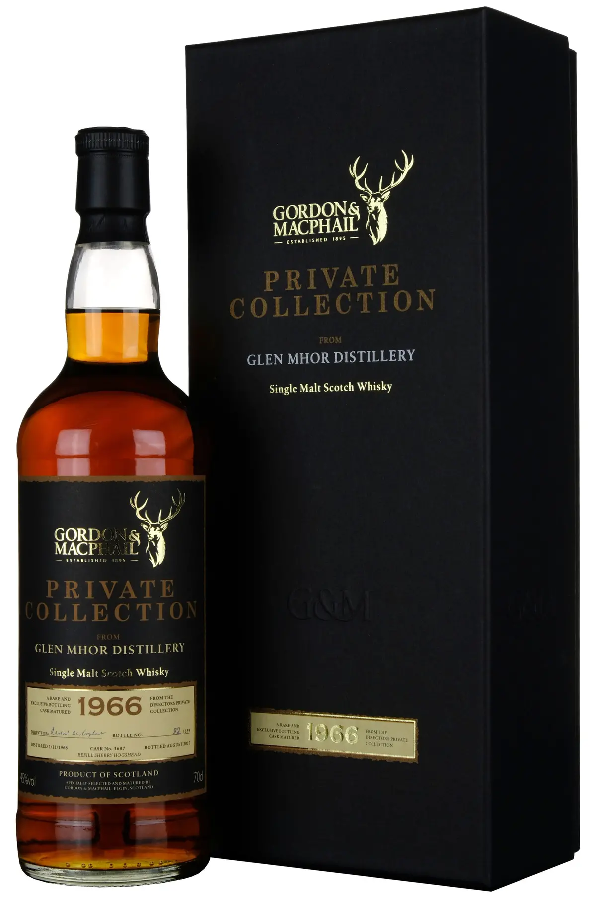 Glen Mhor 1966-2010 | 43 Year Old Gordon & Macphail Private Collection Single Cask 3687 1