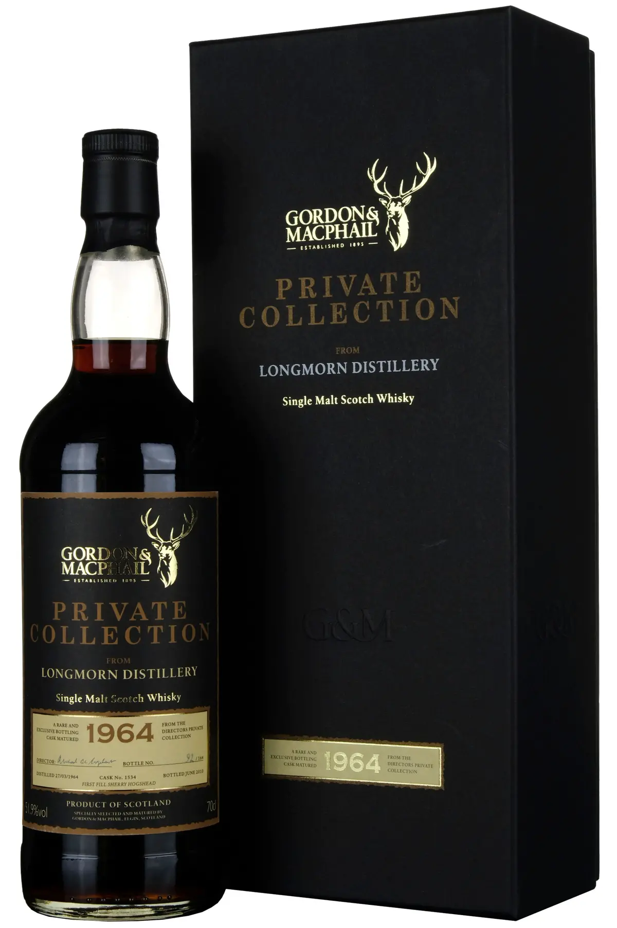 Longmorn 1964-2010 | 46 Year Old Gordon & Macphail Private Collection Single Cask 1534 1