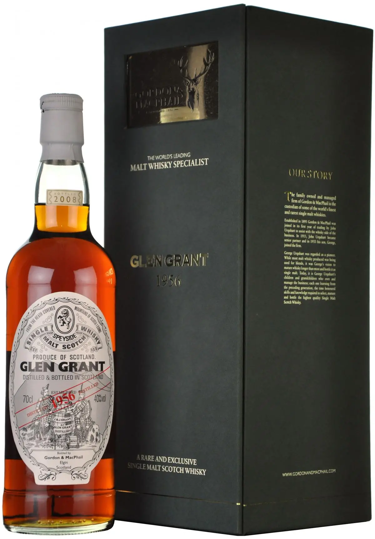 Glen Grant 1956-2008 | 51 Year Old Gordon & Macphail Cask 4442+4446 1
