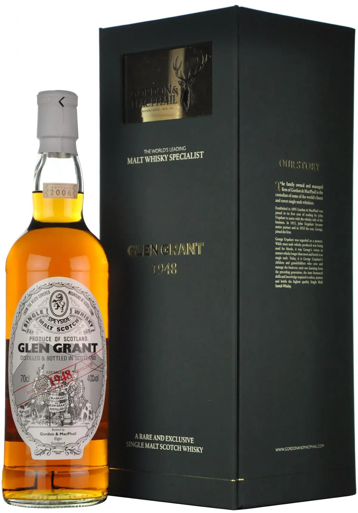 Glen Grant 1948-2006 | 58 Year Old Gordon & Macphail Single Cask 2149 1