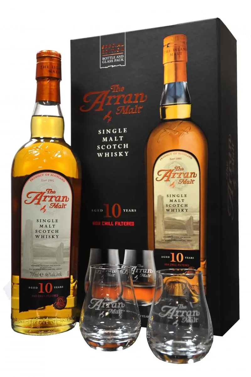 Arran 10 Year Old Glass Pack 1