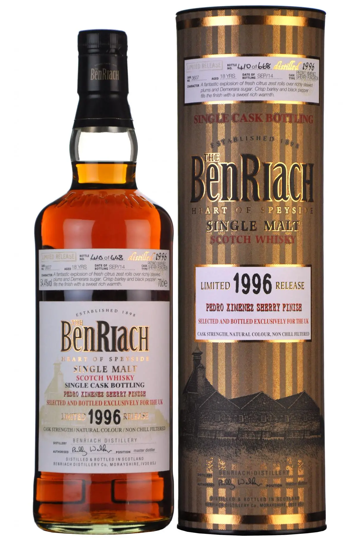 Benriach 1996-2014 | 18 Year Old Cask 3607 Uk Exclusive 1