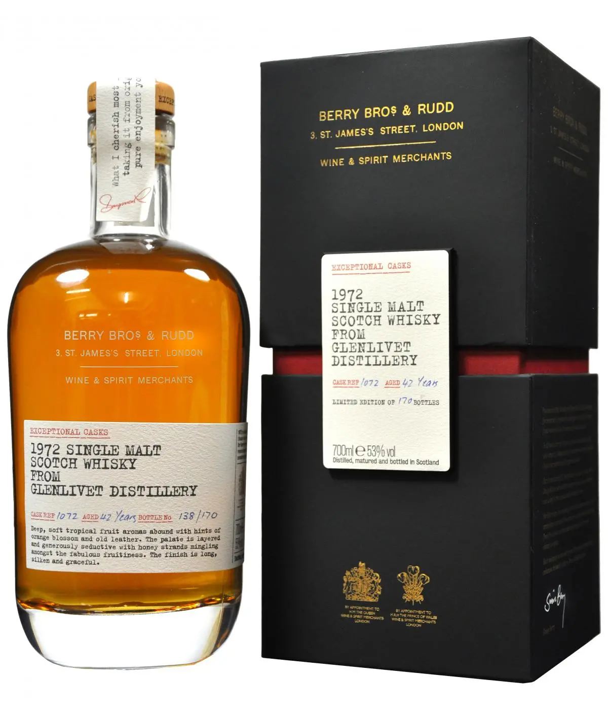 Glenlivet 1972-2014 | 42 Year Old | Exceptional Casks | Berry Bros & Rudd 1