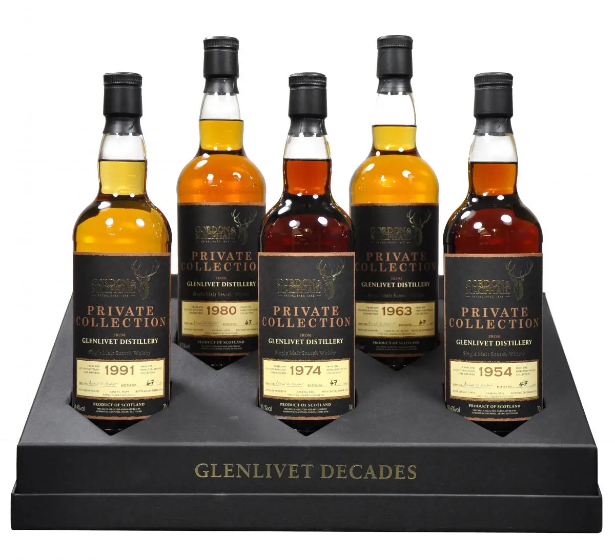 Glenlivet Decades Set | Gordon & Macphail Private Collection 1